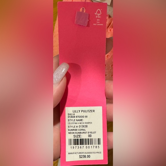 Lilly Pulitzer Celestina V-Neck Romper - Picture 2 of 8